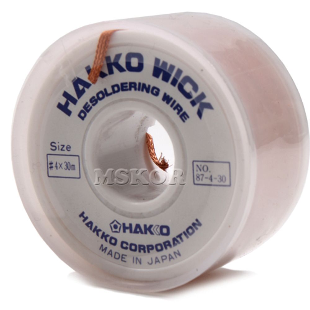HAKKO Solder Wick Desoldering Wire 87-4-30, 30*2.5mm